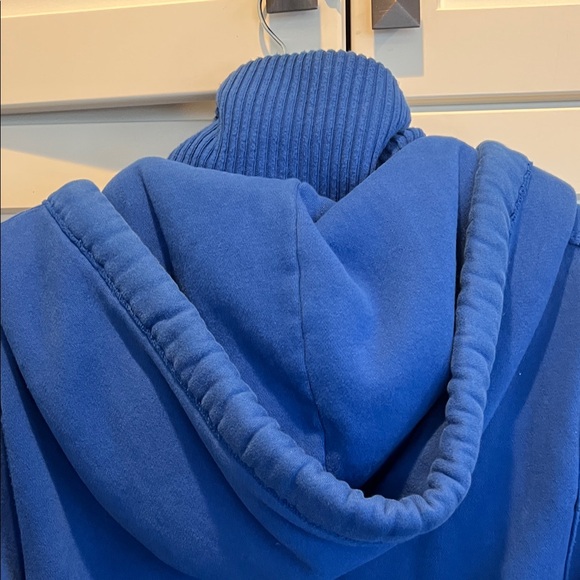 Abercrombie & Fitch Men's Muscle Fit Full-Zip Hoodie Royal Blue Size M - Picture 8 of 9